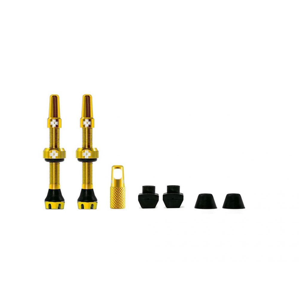 Muc-Off Tubeless Valve Kit V. 2.0 44mm kulta Tubeless-venttiili