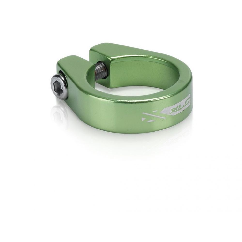 XLC seat clamp 34.9 vihreä ruuvilla