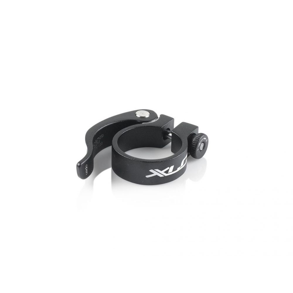 XLC PC-L06 Seat Clamp 31,8mm musta pikalinkulla