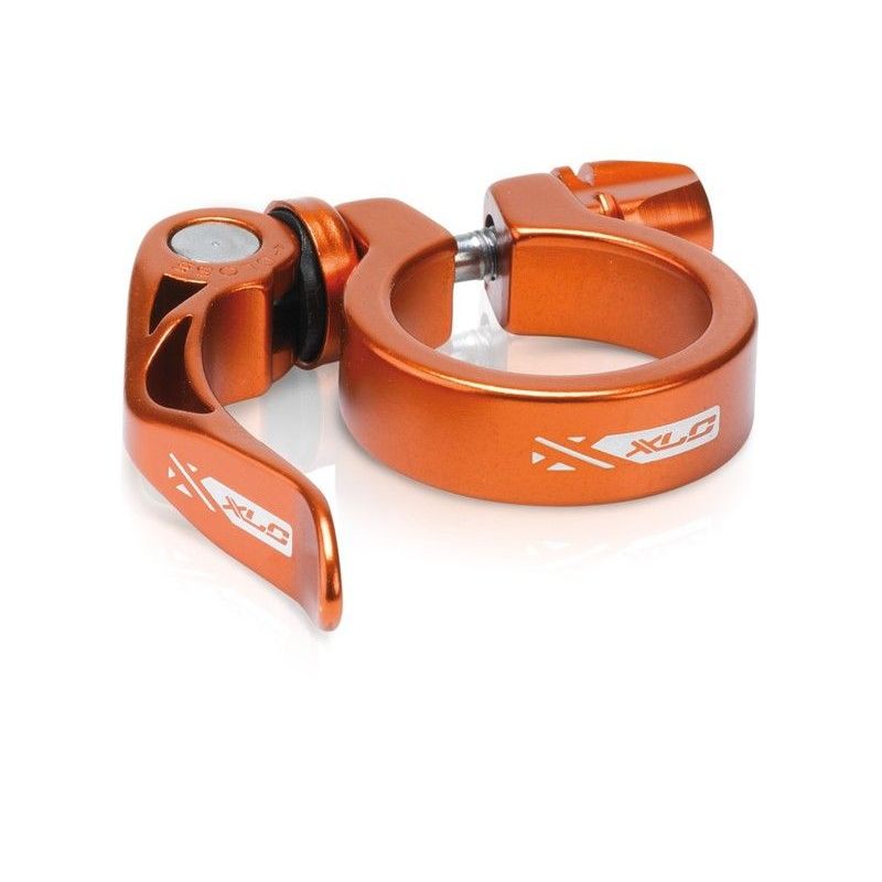 XLC seat clamp 34.9 oranssi pikalinkulla