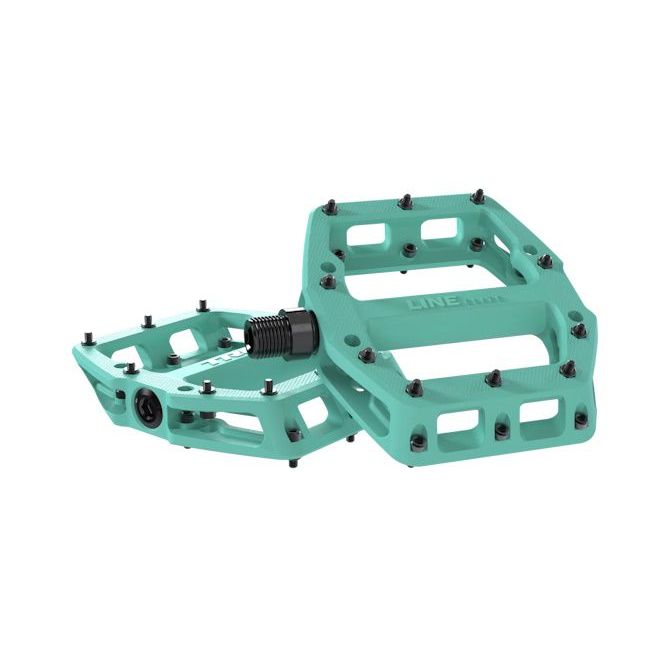 Trek Line Elite Flat Pedal Set - Miami Green