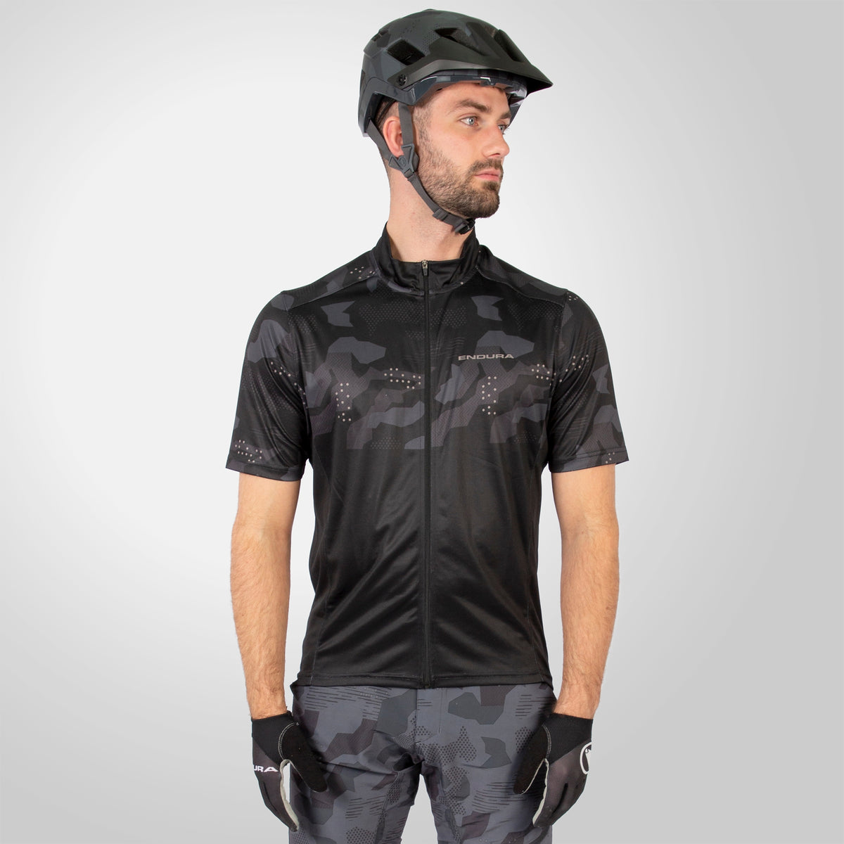 Endura Hummvee Ray S/S Jersey pyöräilypaita - Musta