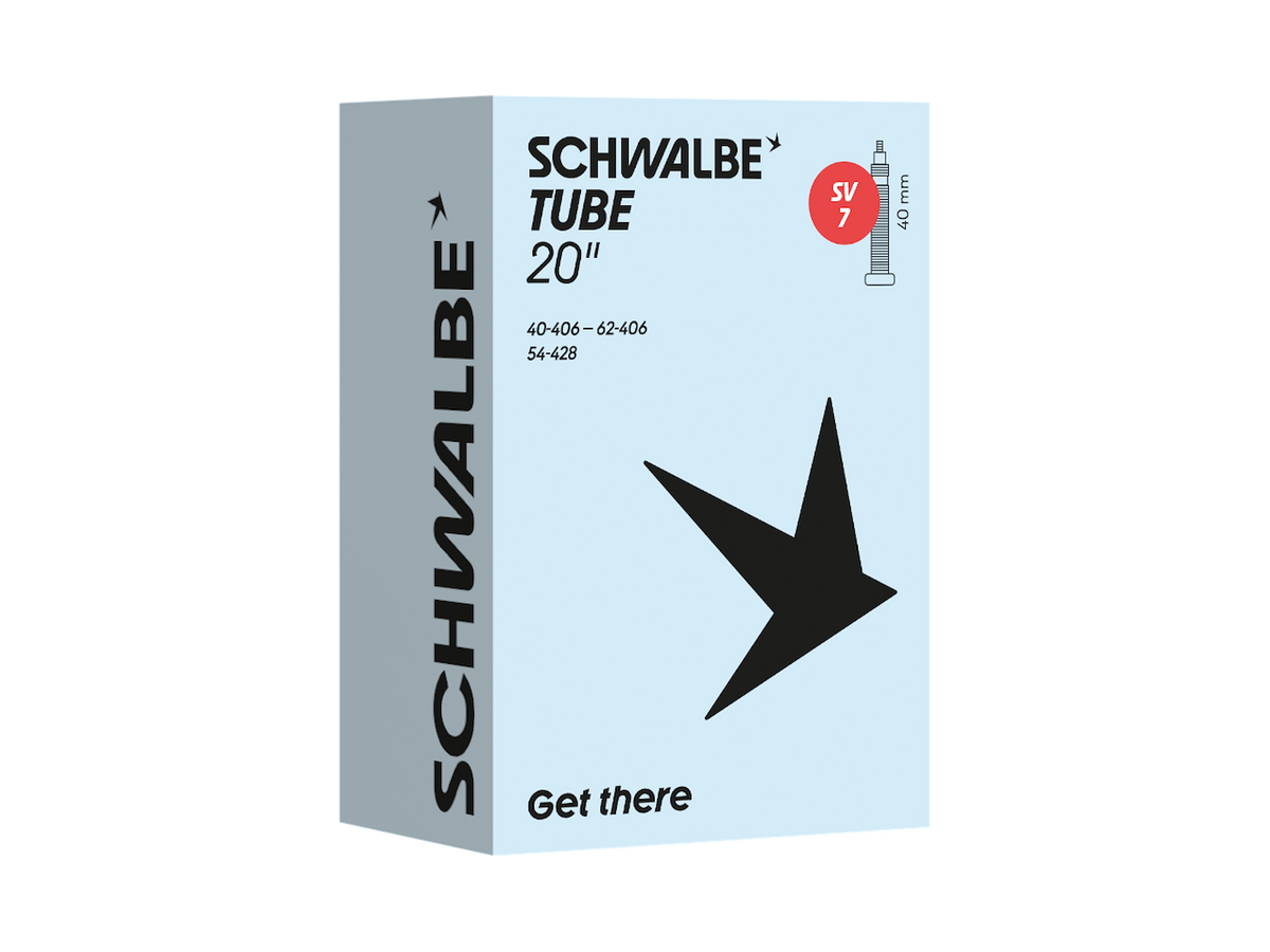 Schwalbe sisärengas SV7 20" presta (40-62x406/54x428)