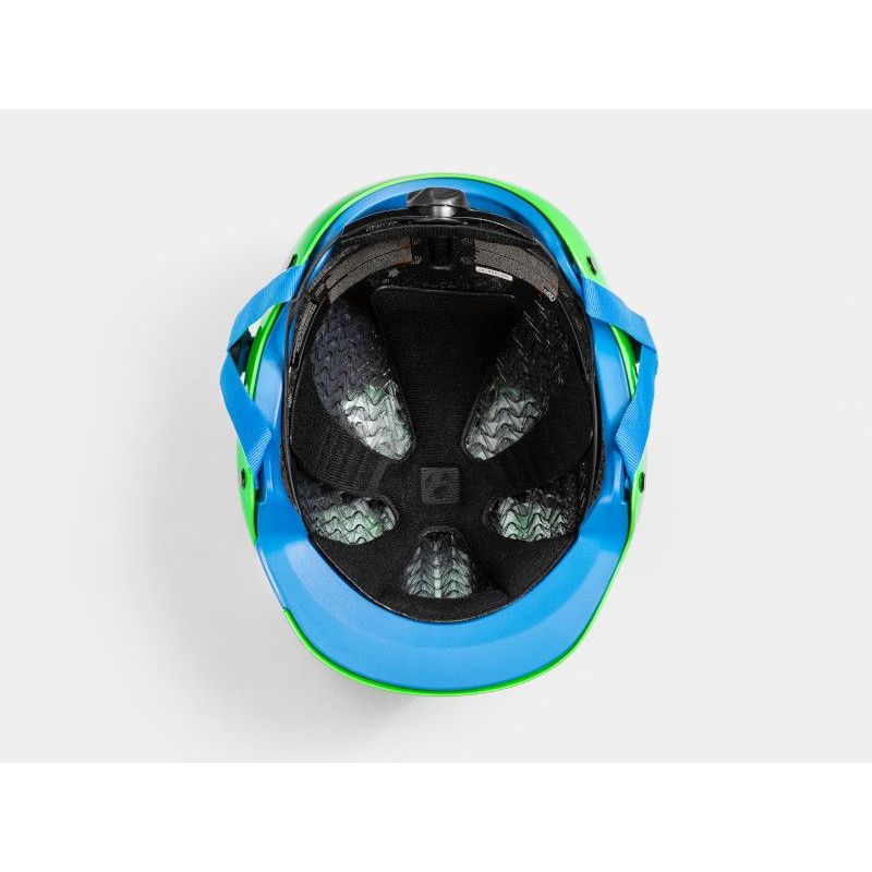 Bontrager Jet WaveCel Youth nuorten pyöräilykypärä - Vis Green/Royal 5