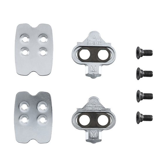 Shimano SM-SH56 Klossit vastalevyllä hopea