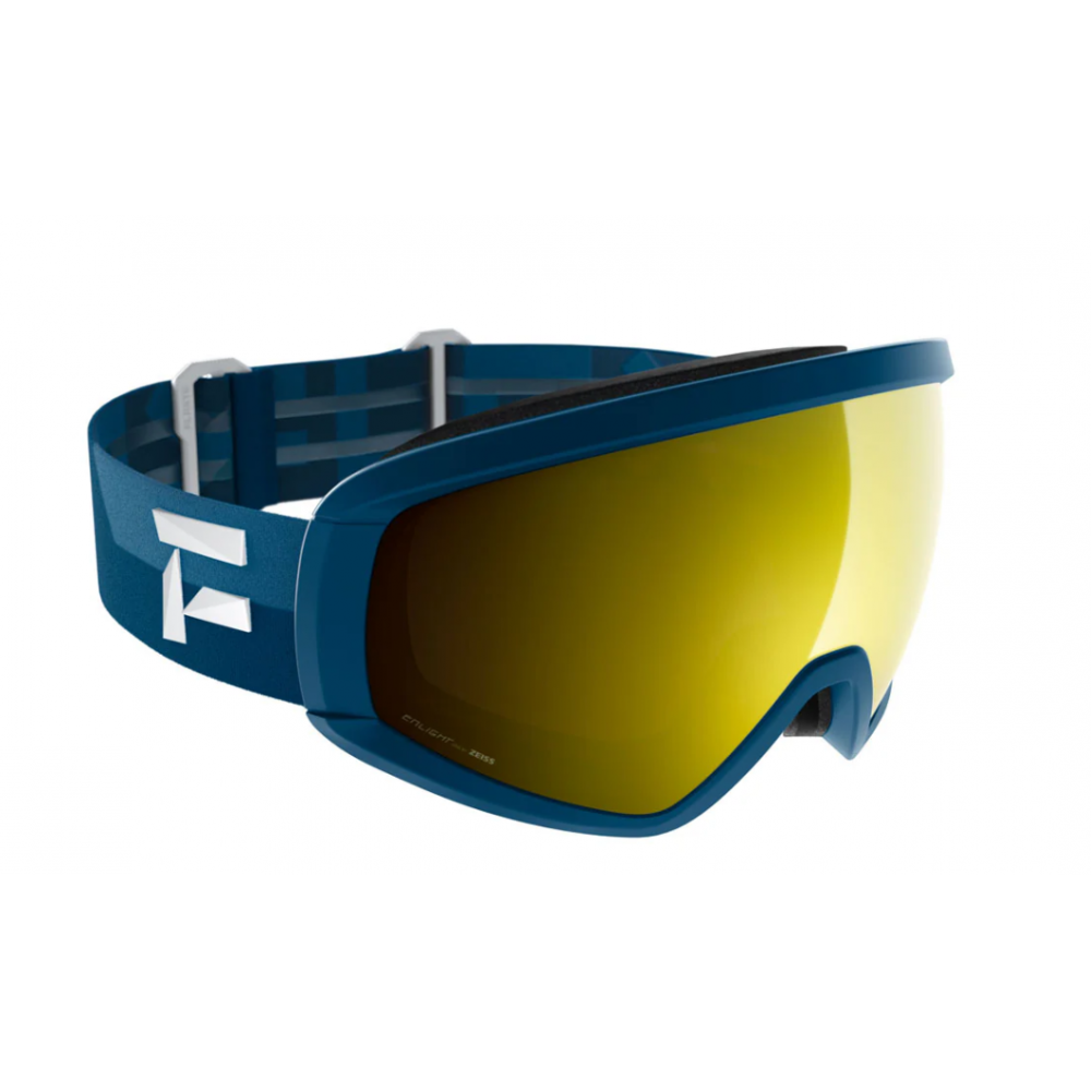 Flaxta Continuous - Dark Blue with Gold Mirror laskettelulasit
