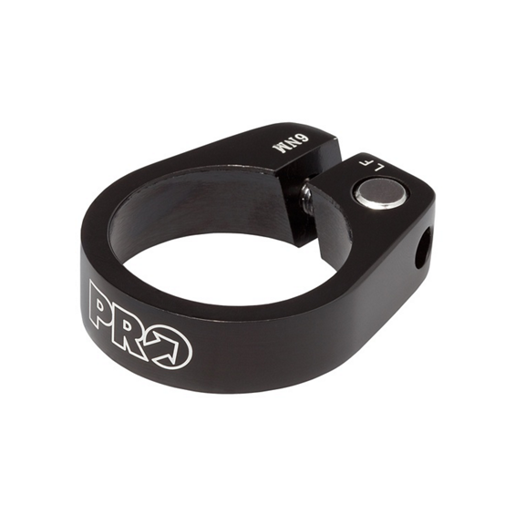 PRO seat clamp alumiini 31.8 musta