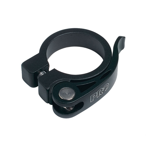 PRO seat clamp 31.8 musta pikalinkulla