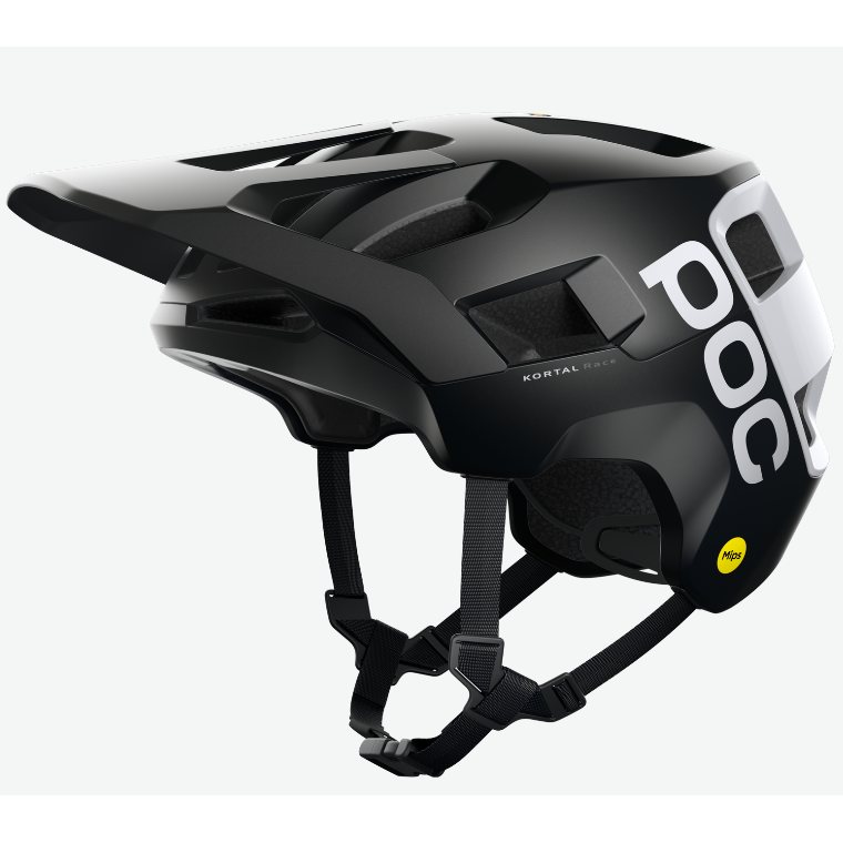 POC Kortal Race MIPS pyöräilykypärä - Uranium Black Matt / Hydrogen White