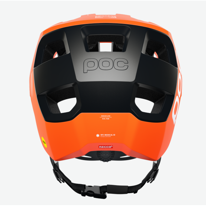 POC Kortal Race MIPS pyöräilykypärä - Fluorescent Orange AVIP / Uranium Black Matt 4