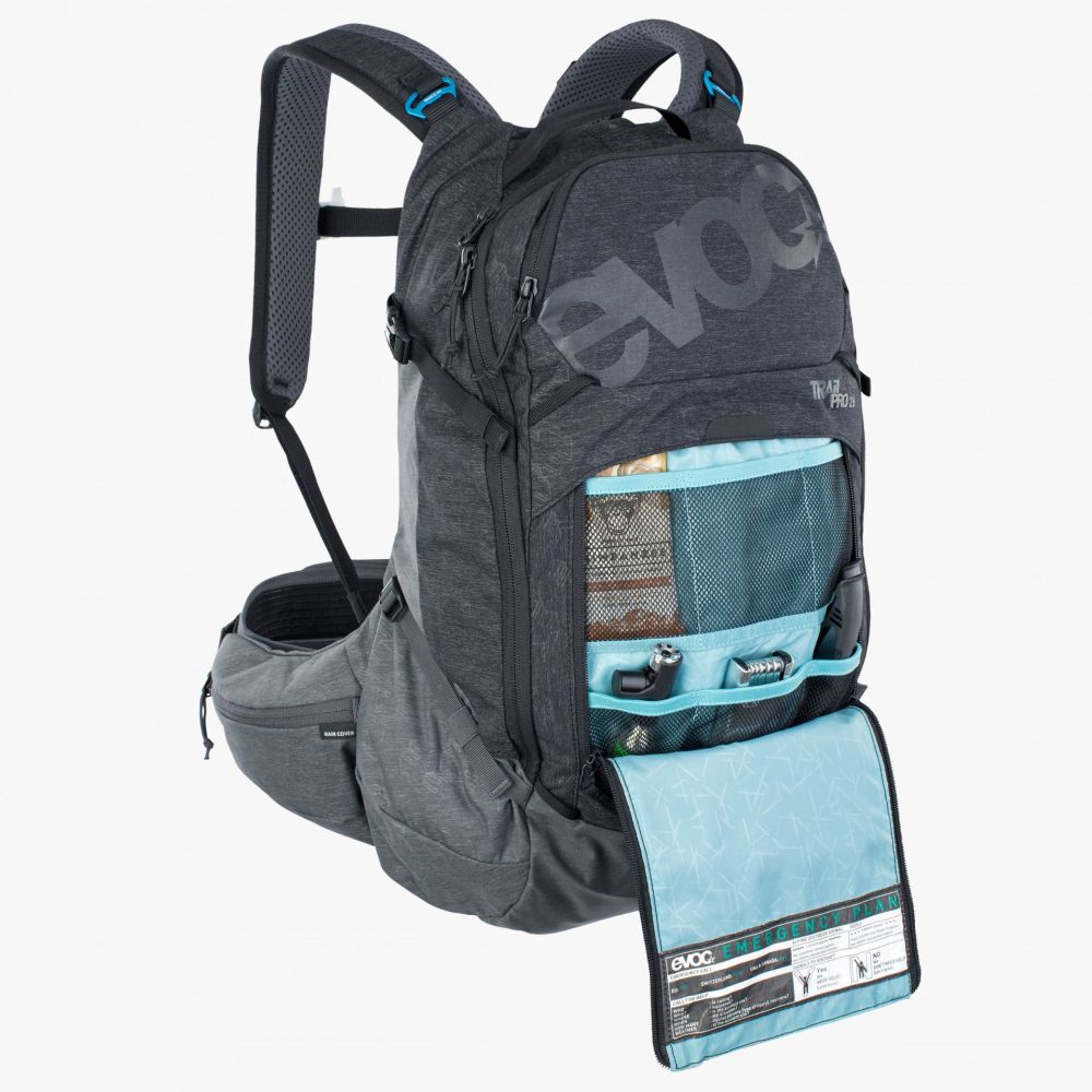 EVOC Trail Pro 26 - Black Carbon Grey L/XL 7